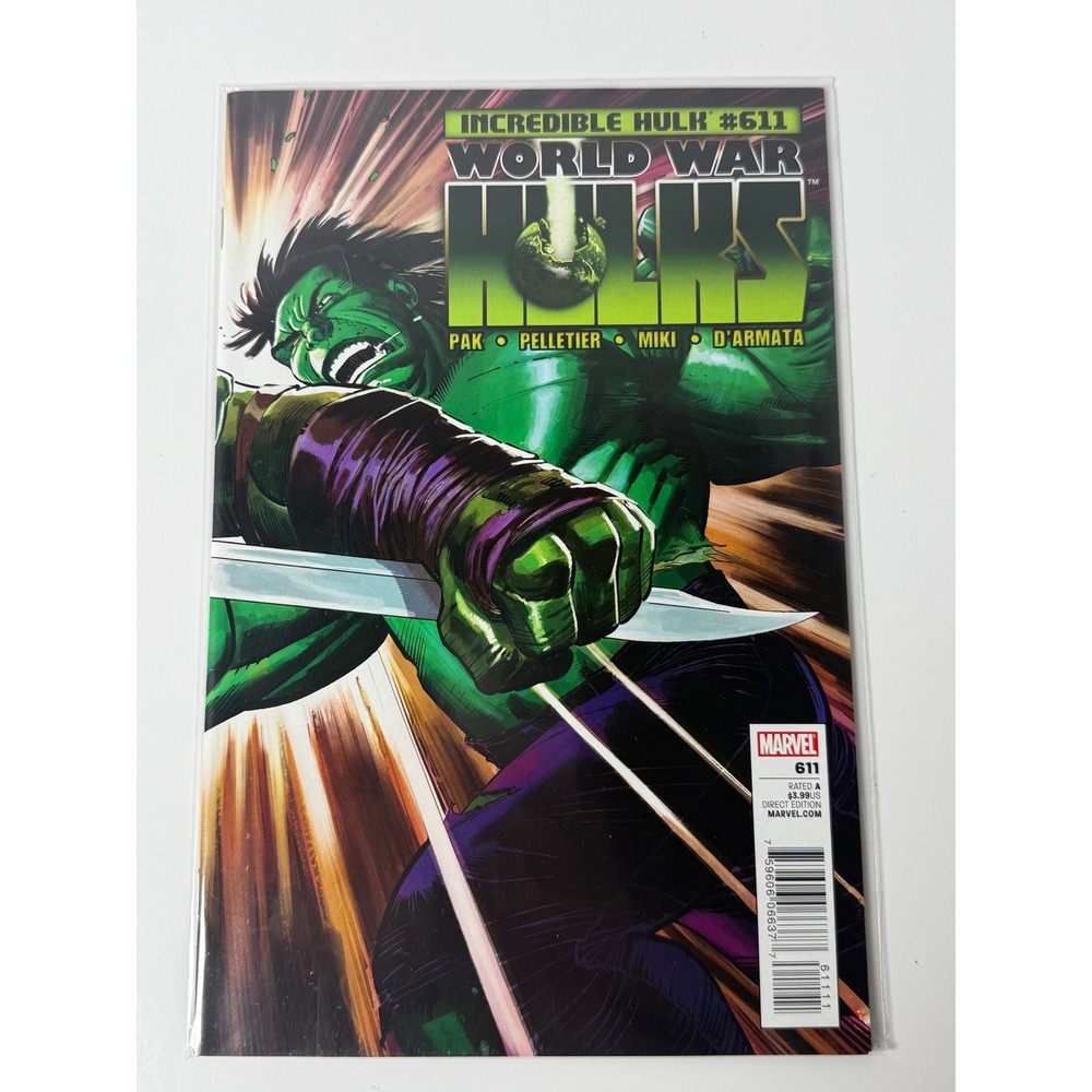 Incredible Hulk #611 World War Hulks Marvel Comics Greg Pak Paul Pelletier 2010